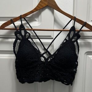 FP Movement by Free People Black Lace Bandeau